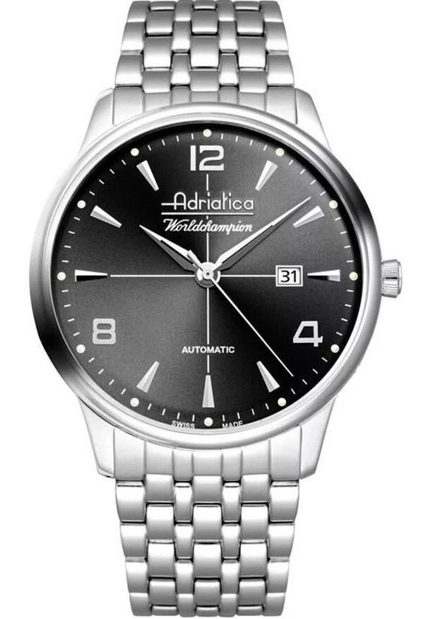 Zegarek męski Adriatica A8269.5156NA srebrny. Kolor: srebrny