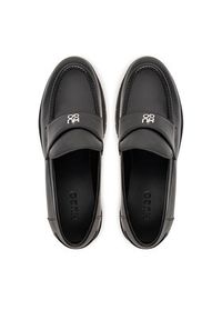 Hugo - HUGO Loafersy Kris 50548194 Czarny. Kolor: czarny. Materiał: skóra #4