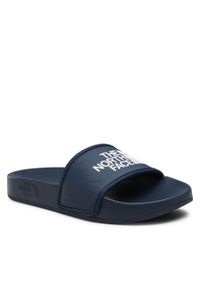 Klapki The North Face Youth Base Camp Slide III NF0A4OAVI85-020 Summit Navy/Tnf White. Kolor: niebieski. Materiał: skóra