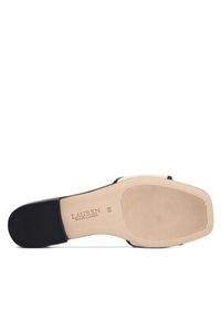 Lauren Ralph Lauren - LAUREN RALPH LAUREN Klapki 802P04395004 Écru. Materiał: materiał #2