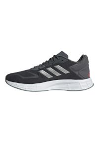 Adidas - Buty do biegania adidas Duramo 10 M GW8346 szare. Zapięcie: sznurówki. Kolor: szary. Materiał: materiał, syntetyk, guma. Szerokość cholewki: normalna #6