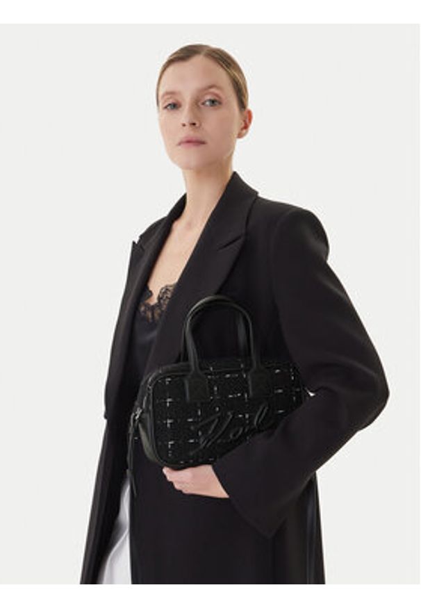 Karl Lagerfeld - KARL LAGERFELD Torebka A4W30259 Czarny. Kolor: czarny. Materiał: skórzane