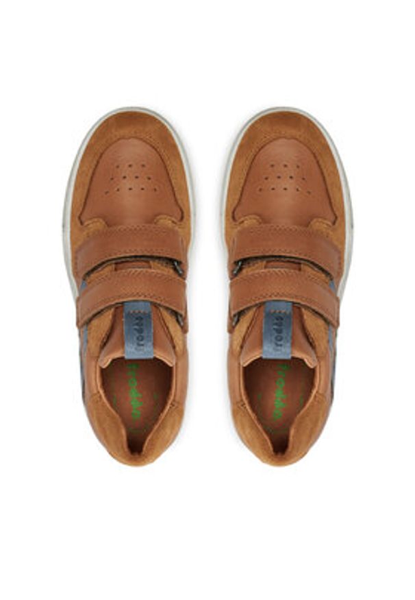 Froddo Sneakersy Dolby G2130335-7 D Brązowy. Kolor: brązowy. Materiał: skóra