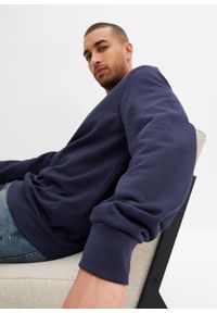bonprix - Bluza dresowa. Kolor: niebieski. Materiał: dzianina, dresówka. Styl: sportowy #2
