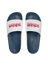 Adidas - adidas Klapki Adilette Shower II0017 Biały. Kolor: biały. Materiał: skóra #5