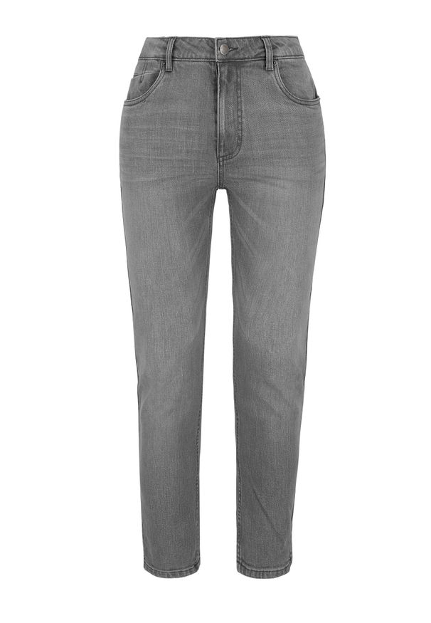 Volcano - Jeansy damskie, Mom Fit, D-FENCY. Sezon: lato