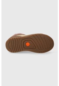 Biomecanics buty zimowe dziecięce kolor beżowy. Zapięcie: rzepy. Kolor: beżowy. Materiał: wełna, guma. Sezon: zima #3