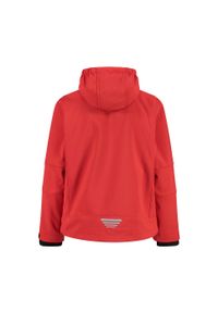 Kurtka z kapturem dla dziecka CMP. Typ kołnierza: kaptur. Kolor: wielokolorowy, czarny, czerwony. Materiał: softshell. Styl: sportowy #2