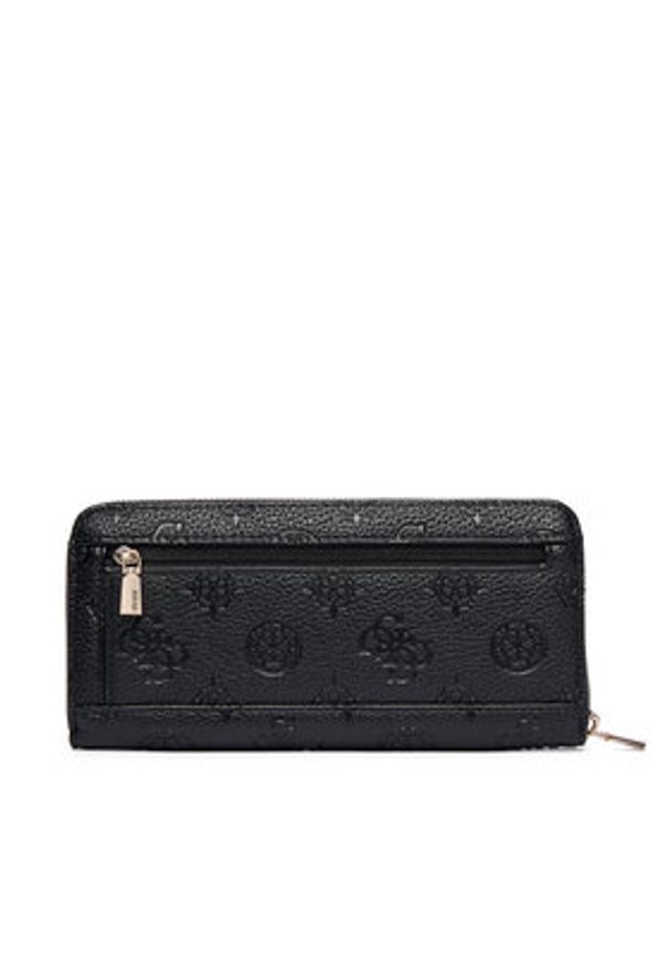 Guess Portfel Cresidia II Slg SWPD98 88146 Czarny. Kolor: czarny. Materiał: skóra