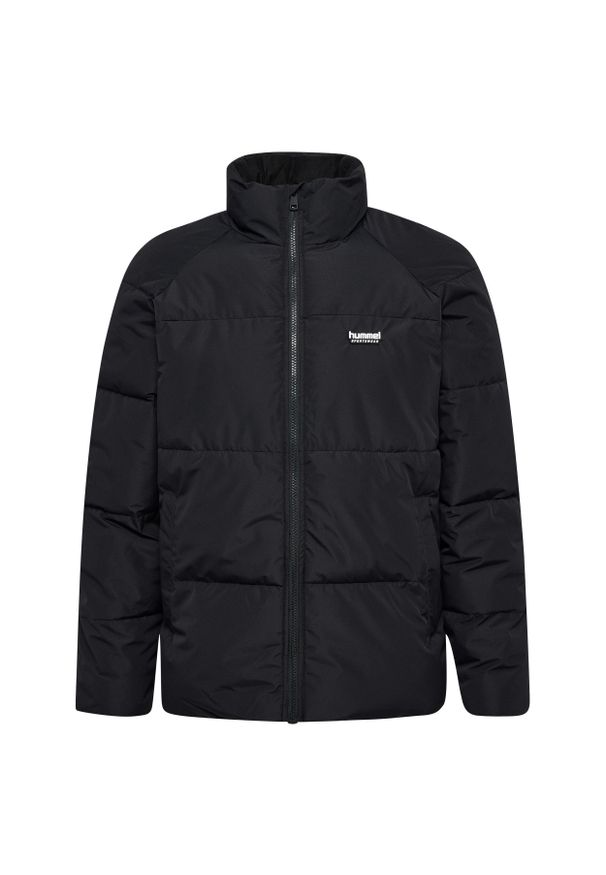 Kurtka puchowa Hummel. Kolor: czarny. Materiał: puch. Sport: outdoor, turystyka piesza