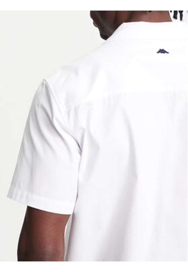 Robe di Kappa Koszula Robe Giovani Aousja 631372W Biały Regular Fit. Kolor: biały. Materiał: bawełna