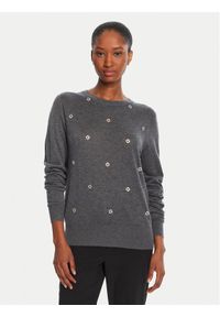Lola Casademunt by Maite Sweter MF2511012 Szary Regular Fit. Kolor: szary. Materiał: syntetyk