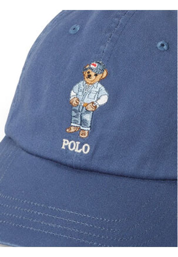 Polo Ralph Lauren Czapka z daszkiem 211A87349003 Niebieski. Kolor: niebieski. Materiał: bawełna