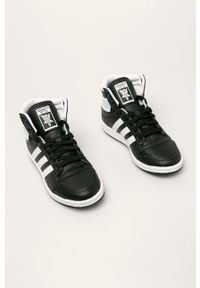 adidas Originals - Buty dziecięce Top Ten. Nosek buta: okrągły. Zapięcie: sznurówki. Kolor: czarny. Materiał: syntetyk, materiał, skóra ekologiczna, guma. Szerokość cholewki: normalna #3