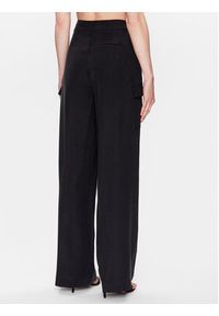 DKNY Spodnie materiałowe P3BKTR20 Czarny Relaxed Fit. Kolor: czarny. Materiał: wiskoza #5