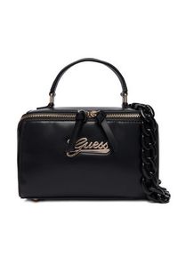 Guess Torebka J6RZ03 WH8M0 Czarny. Kolor: czarny. Materiał: skórzane #4