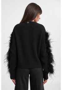 Twinset Milano - Sweter damski z piórami TWINSET #3