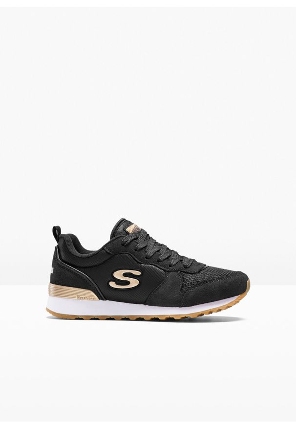 bonprix - Sneakersy Skechers z pianką memory. Kolor: czarny