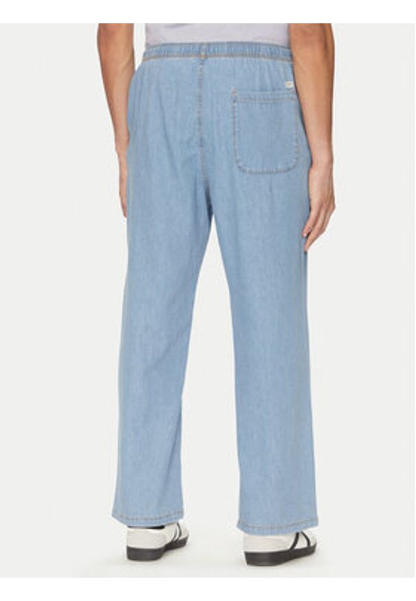 Jack & Jones - Jack&Jones Spodnie materiałowe Bill 12270255 Niebieski Relaxed Fit. Kolor: niebieski. Materiał: bawełna