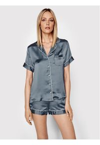 Etam Koszulka piżamowa Chemise 6530904 Granatowy Regular Fit. Kolor: niebieski. Materiał: syntetyk