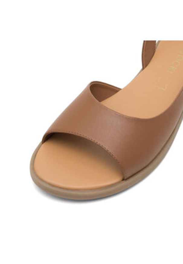 Lasocki Sandały FOXI WI16-FOXI-70 Brązowy. Kolor: brązowy. Materiał: skóra