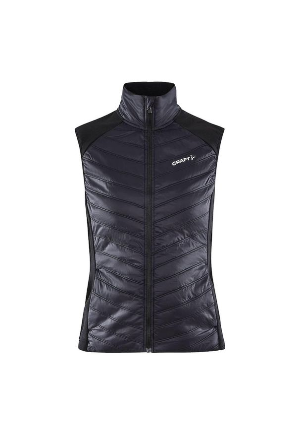 Kurtka damska Craft ADV Essence Warm. Kolor: czarny. Materiał: materiał. Długość rękawa: bez rękawów. Sezon: zima, jesień. Sport: fitness