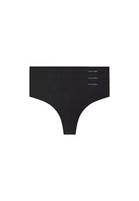 Calvin Klein Underwear Komplet 3 par stringów 000QD3558E Czarny. Kolor: czarny. Materiał: syntetyk