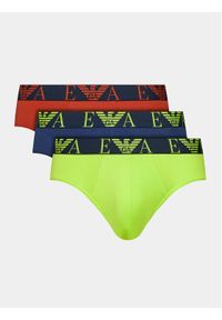 Komplet 3 par slipów Emporio Armani Underwear. Kolor: czerwony