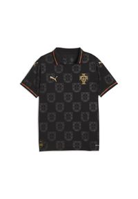 Puma - Młodzieżowa koszulka Portugalia 25/26 Special Edition Eusébio PUMA. Kolor: żółty, beżowy, wielokolorowy, czarny. Sport: piłka nożna #1