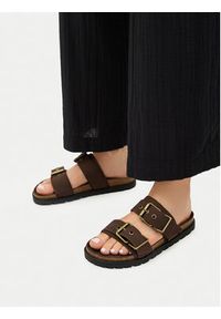 DeeZee Klapki CEO-HSCB25230318-2 Brązowy. Kolor: brązowy. Materiał: materiał #7
