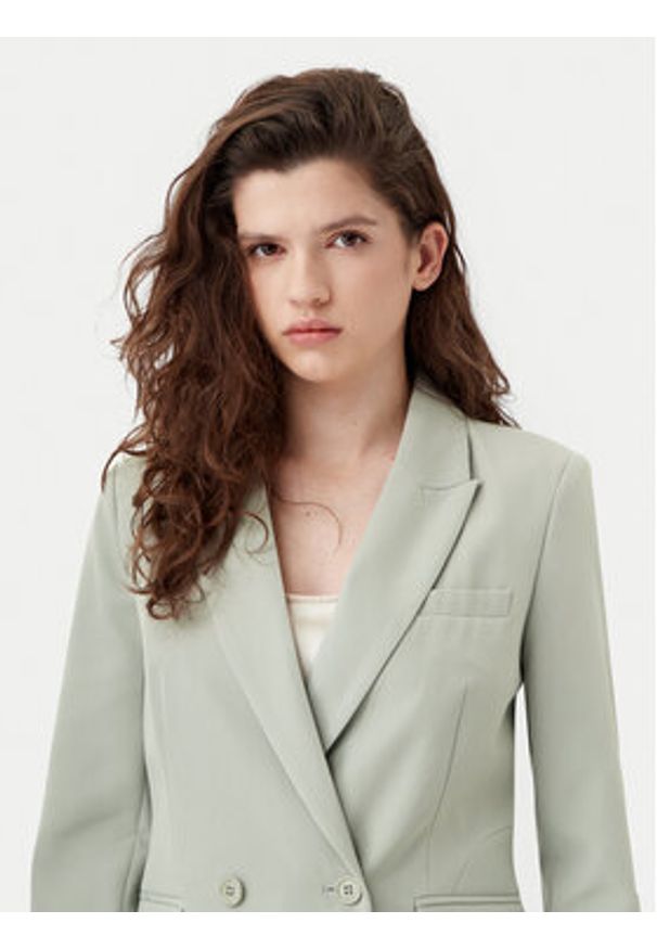 only - ONLY Marynarka Malika 15334210 Zielony Regular Fit. Kolor: zielony. Materiał: syntetyk
