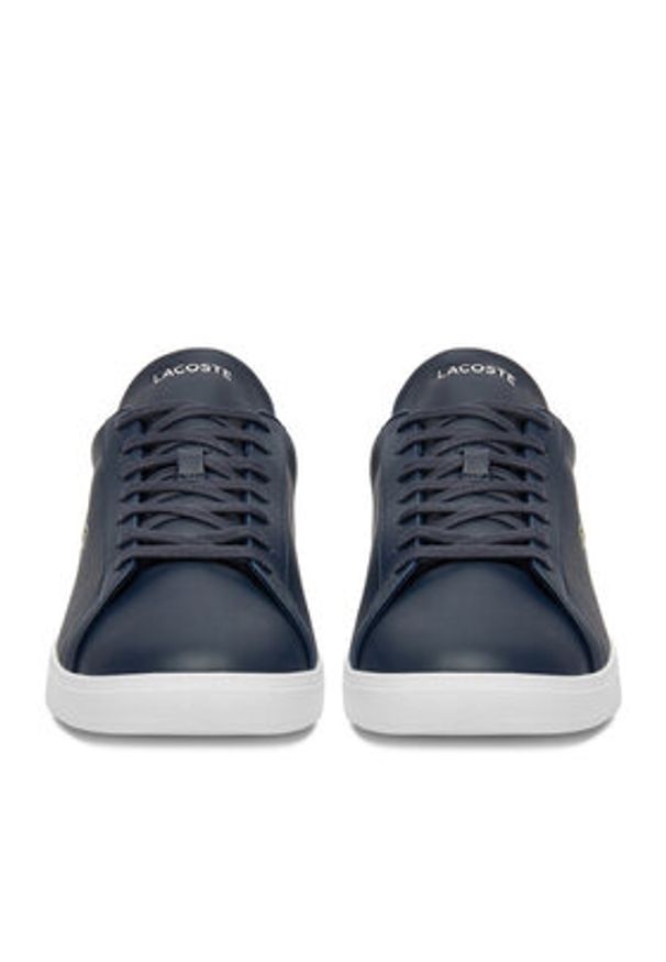 Lacoste Sneakersy C-COURT BASE 48SMA0112_092 Granatowy. Kolor: niebieski. Materiał: skóra