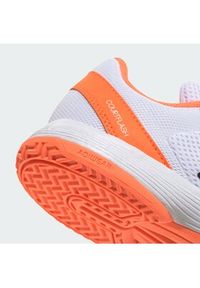 Adidas - adidas Buty do tenisa Courtflash JR4450 Biały. Kolor: biały. Materiał: materiał. Sport: tenis #6