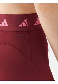 Adidas - adidas Legginsy IL6065 Czerwony. Kolor: czerwony. Materiał: syntetyk #7