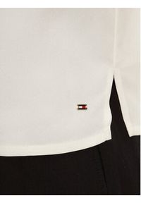 TOMMY HILFIGER - Tommy Hilfiger T-Shirt WW0WW45900 Écru Relaxed Fit. Materiał: wiskoza #4