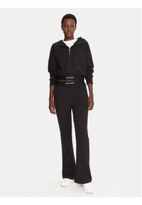JOOP! Jeans Spodnie dresowe Tuvana 30048514 Czarny Relaxed Fit. Kolor: czarny. Materiał: bawełna