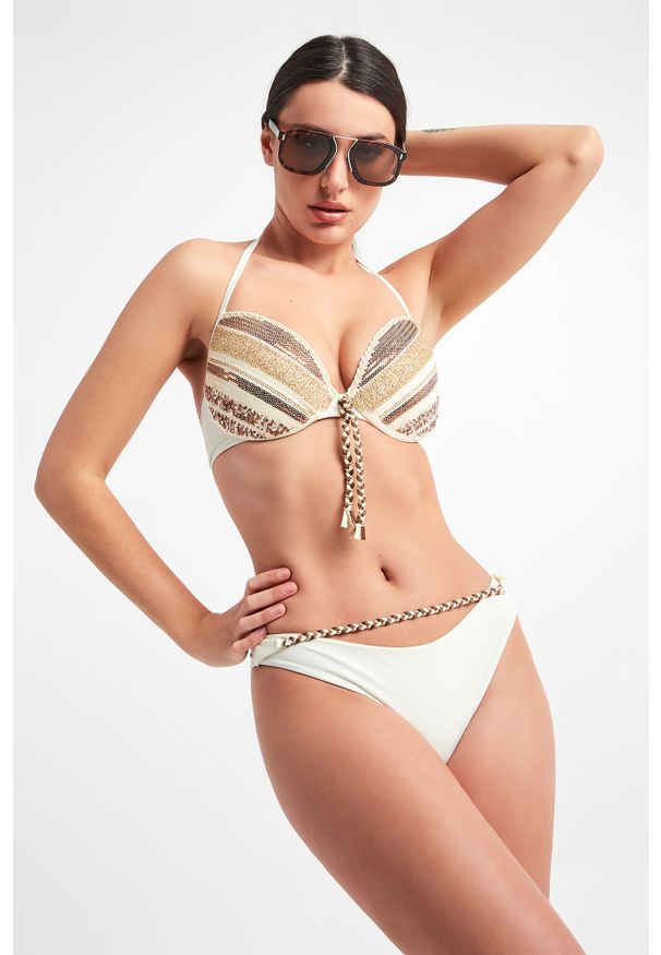 Twinset U&B - Góra od bikini TWINSET U&B. Wzór: aplikacja