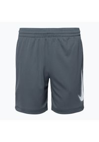 Spodenki dziecięce Nike Dri-Fit Multi. Kolor: szary. Technologia: Dri-Fit (Nike)