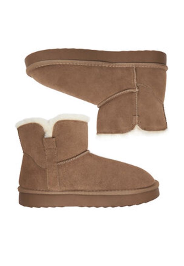 Lasocki Śniegowce CEO-HJF241211-5 Brązowy. Kolor: brązowy. Materiał: zamsz, skóra