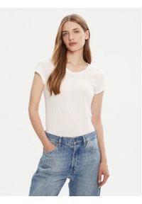 G-Star RAW - G-Star Raw T-Shirt Eyben D24533-4107 Biały Slim Fit. Kolor: biały. Materiał: bawełna