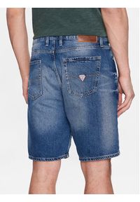 Guess Szorty jeansowe Angels M3GD03 D4T9G Granatowy Slim Fit. Kolor: niebieski. Materiał: jeans, bawełna #2