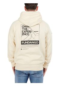 FUNDANGO - Bluza męska Fundango Talis z kapturem. Typ kołnierza: kaptur. Kolor: beżowy. Styl: sportowy