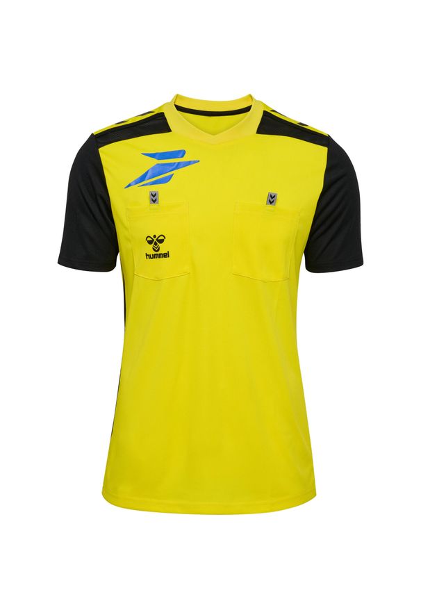 Koszulka Hummel FFHB New Referee. Kolor: żółty. Sport: piłka ręczna