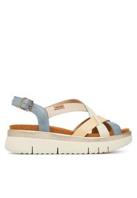 Pikolinos Sandały Palma W4N-0650C2 Granatowy. Kolor: niebieski. Materiał: skóra #1