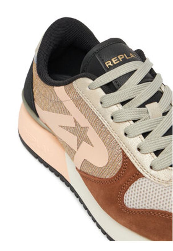 Replay - REPLAY Sneakersy GWS9O .000.C0004T Kolorowy. Materiał: materiał. Wzór: kolorowy