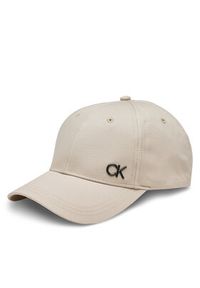 Calvin Klein Czapka z daszkiem Ck Bombed Metal Bb Cap K50K510968 Beżowy. Kolor: beżowy. Materiał: bawełna #2