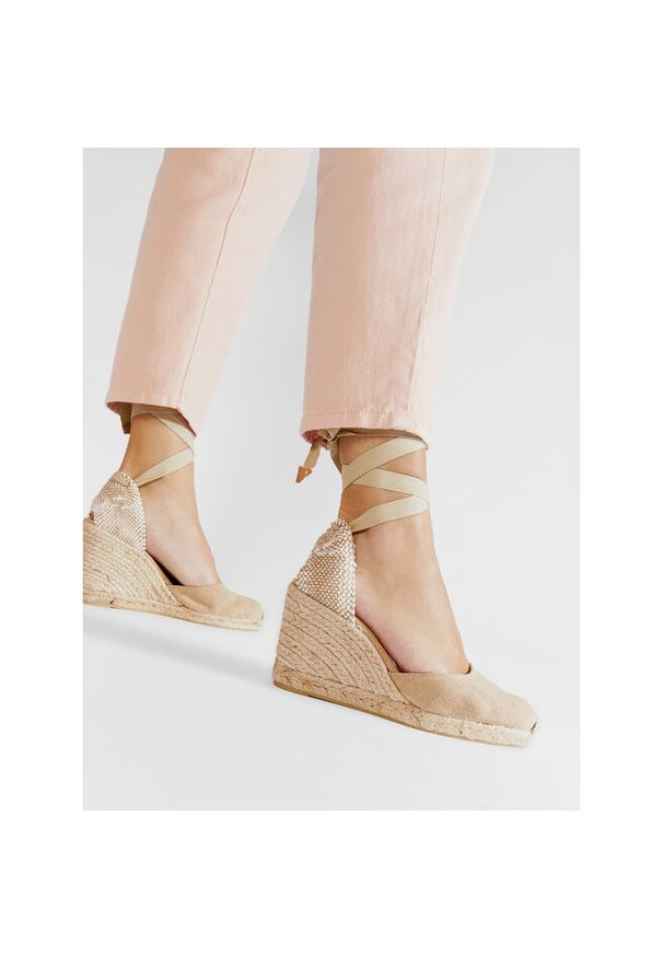 Espadryle Castañer. Kolor: beżowy