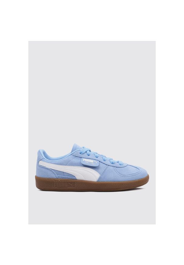 Tenisówki Puma Model Palermo Kolor Niebieski. Kolor: niebieski, wielokolorowy, biały. Materiał: guma, tkanina, skóra, materiał, syntetyk