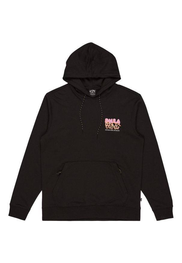 Billabong - Bluza dresowa sportowa męska Compass Hoodie. Kolor: czarny. Materiał: poliester, bawełna