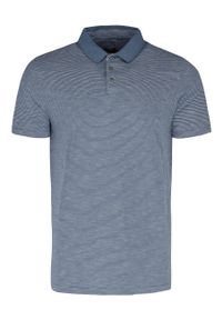 Volcano - Koszulka polo w paski O-MANGO. Typ kołnierza: polo. Materiał: prążkowany, bawełna, skóra, materiał. Długość rękawa: krótki rękaw. Długość: krótkie. Wzór: paski. Sezon: wiosna, lato. Styl: klasyczny #1